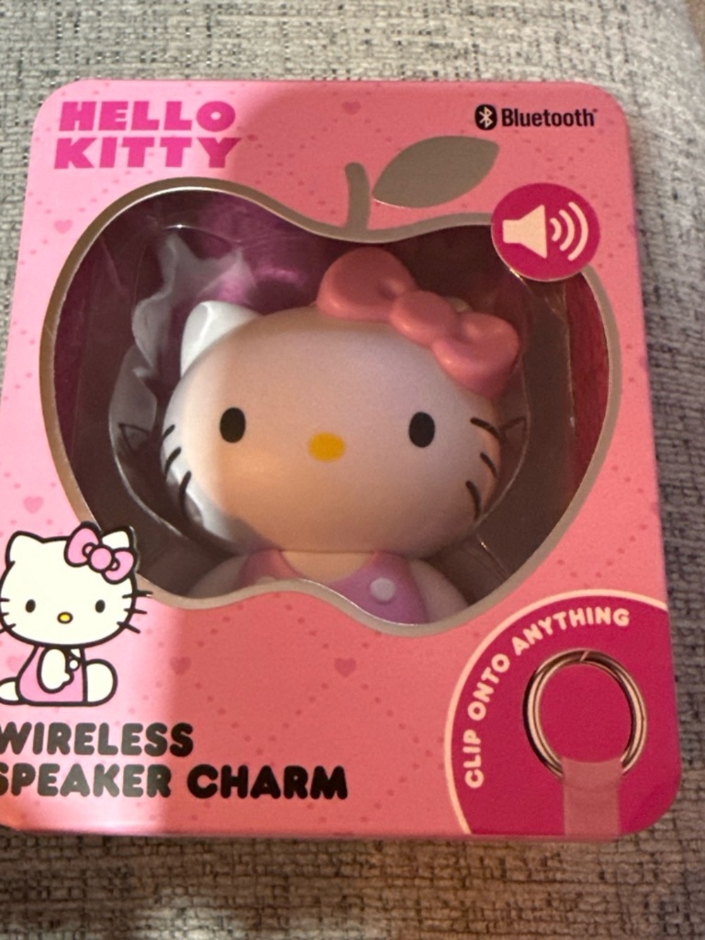 Hello Kitty Pink and White Bluetooth Speaker Charm